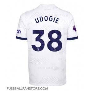 Tottenham Hotspur Destiny Udogie #38 Replik Heimtrikot 2023-24 Kurzarm